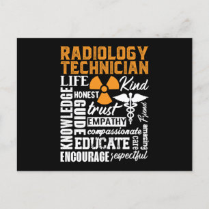 Radiology Technician Rad Tech Technologist Xray Postcard