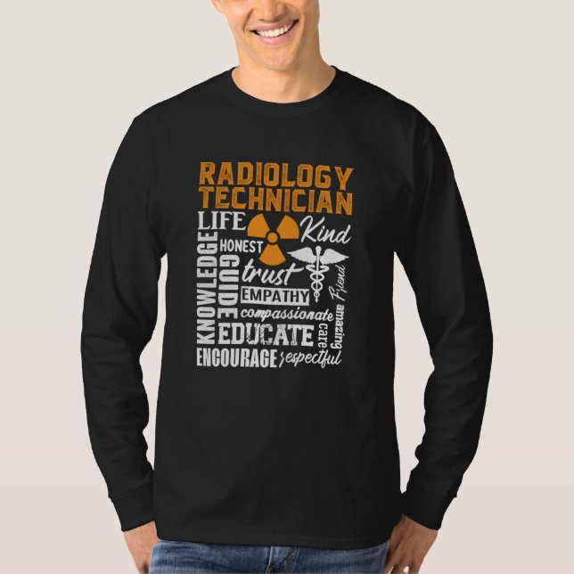 Radiology Technician Rad Tech Technologist Xray T-Shirt (Front)