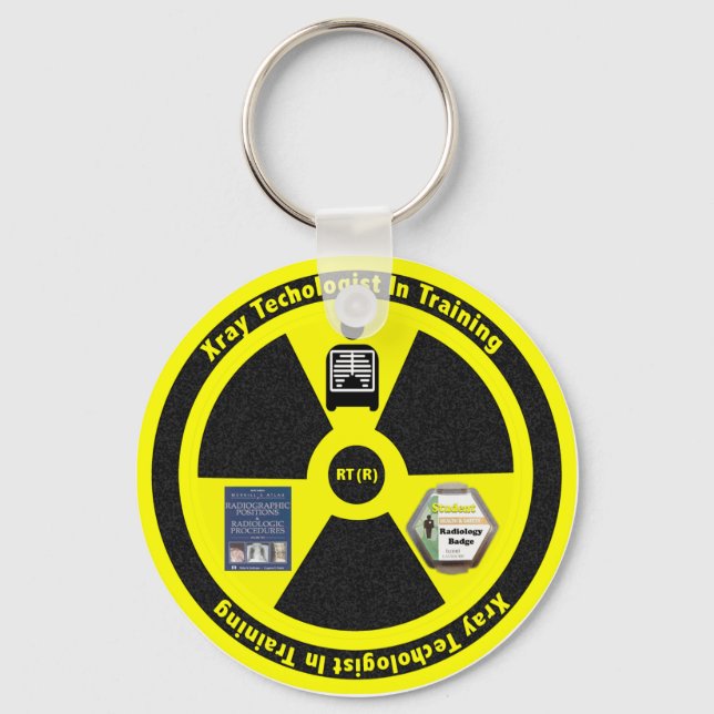 Radiology Technologist In Training Gifts Key Ring (Front)