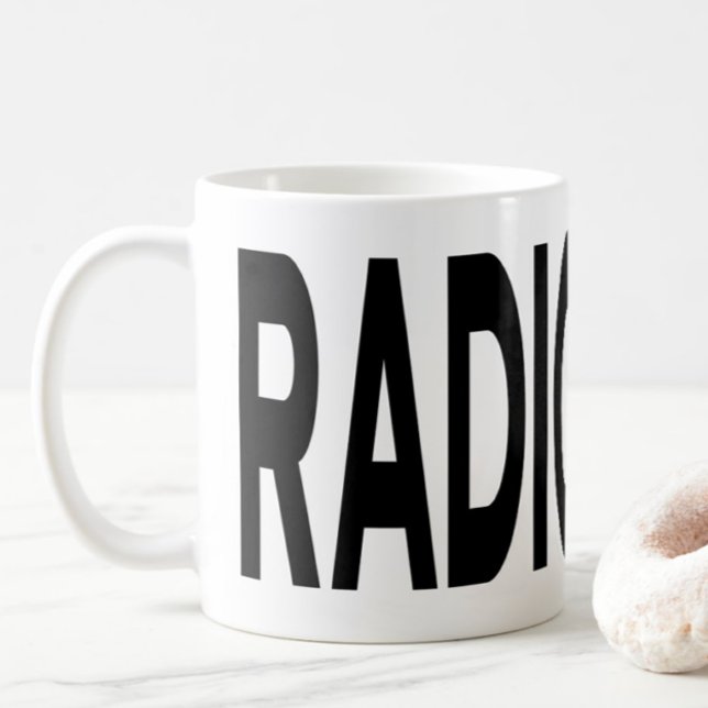 RADIOLOGY Typography Medical Imaging Gift Coffee Mug (Creator Uploaded)