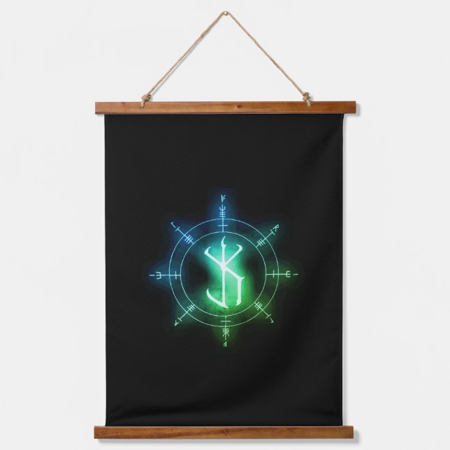 Radionic Rune Art: Vril Amplifier. Hanging Tapestry (Front)