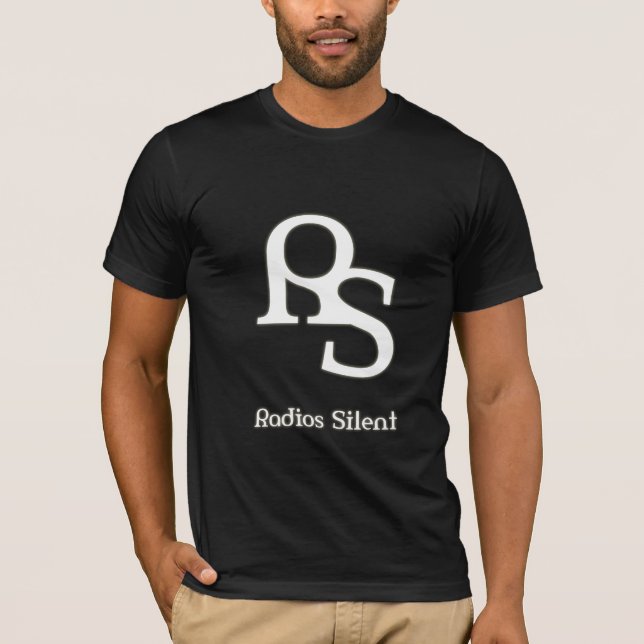 Radios Silent logo tee (Front)