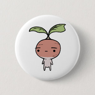 Radish 6 Cm Round Badge