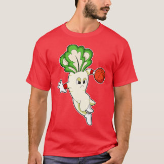 Radish at Basketball Sports T-Shirt