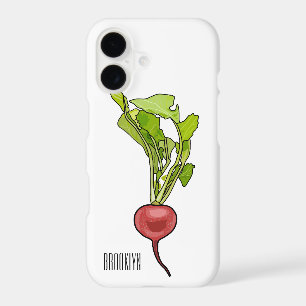 Radish cartoon illustration