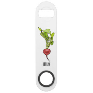 Radish cartoon illustration