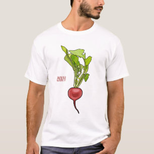 Radish cartoon illustration  T-Shirt