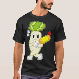 Radish Cricket Cricket bat T-Shirt