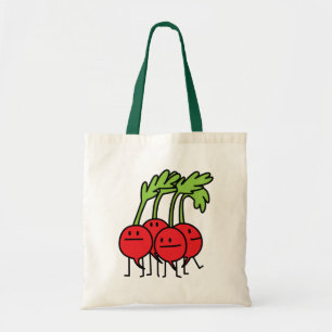 Radish Happy Bunch - Radishes being happy! Tote Bag
