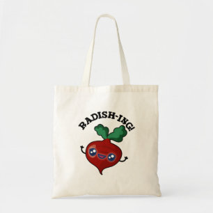 Radish-ing Funny Veggie Radish Pun  Tote Bag