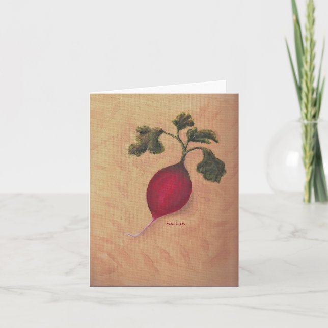 Radish Note Card (Front)