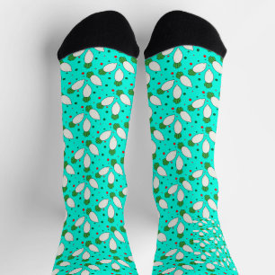 Radish Pattern 11 Crew Socks