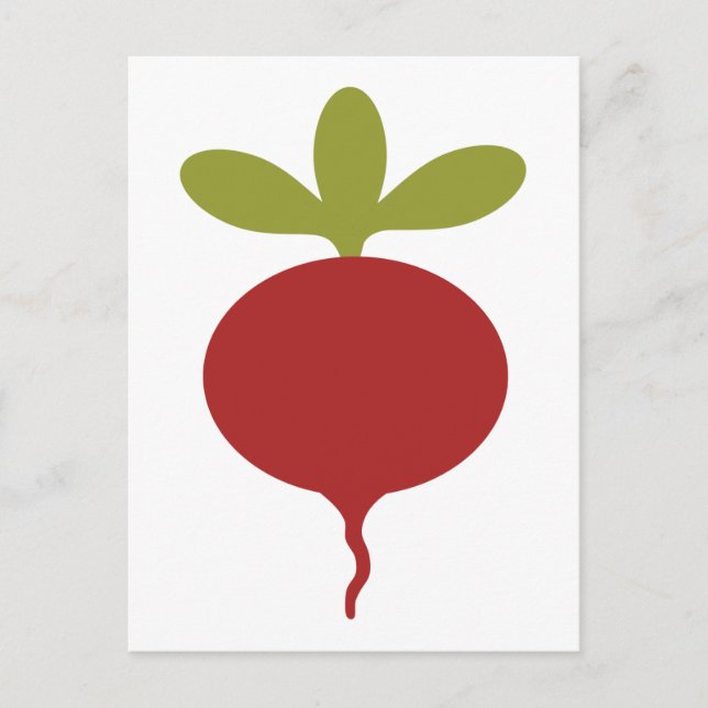 Radish Postcard (Front)