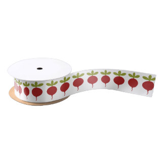 Radish Satin Ribbon
