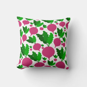 Radish vegetable pattern cushion