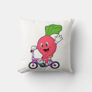 Radish with Bicycle Cushion