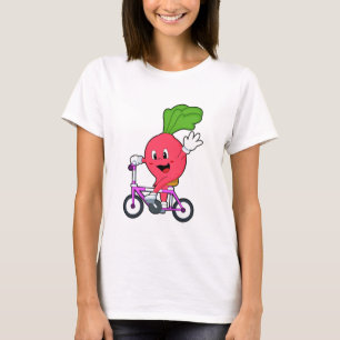 Radish with Bicycle T-Shirt