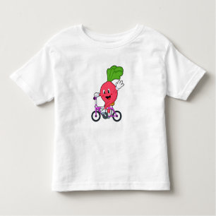 Radish with Bicycle Toddler T-Shirt