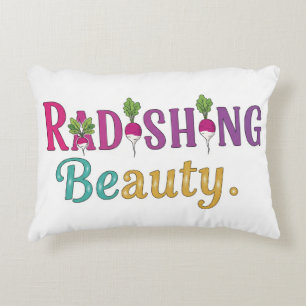 Radishing Beauty. Decorative Cushion