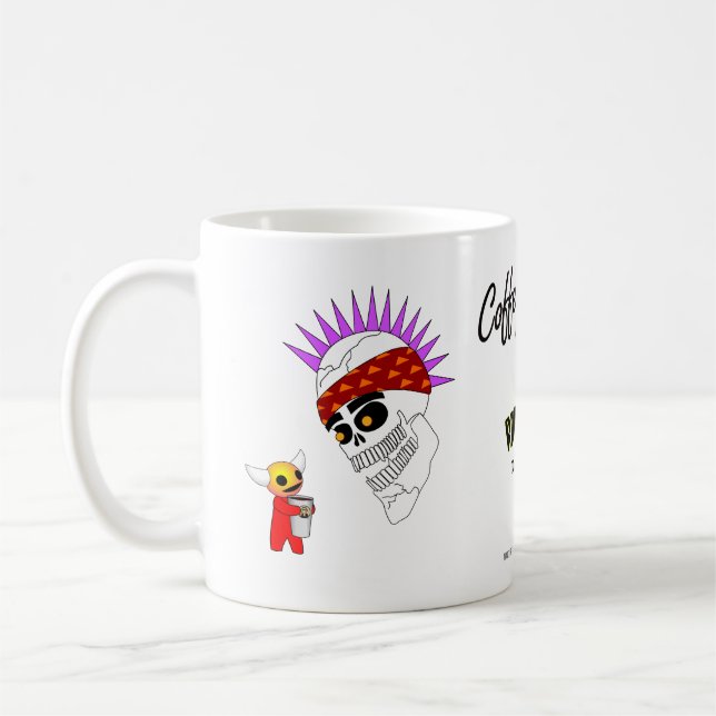 Radiskull & Devil Doll Coffee with Friends mug (Left)