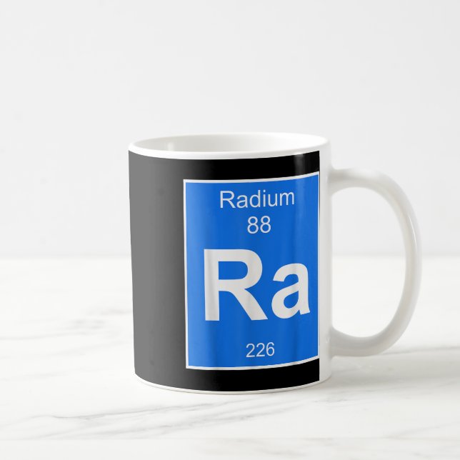 Radium Element Costume Periodic Table Chemistry Fu Coffee Mug (Right)