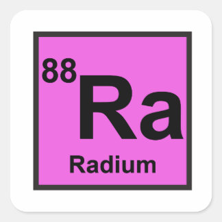 Radium Sticker