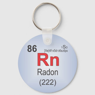 Radon Individual Element of the Periodic Table Key Ring