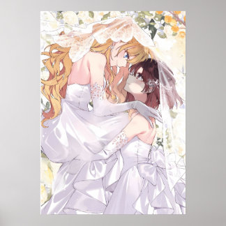 Rae and Claire Wedding | WataOshi Poster