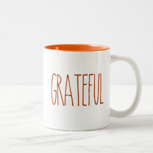 RAE DUNN Inspired Grateful Coffee Mug