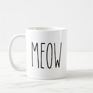 RAE DUNN Inspired Meow Mug