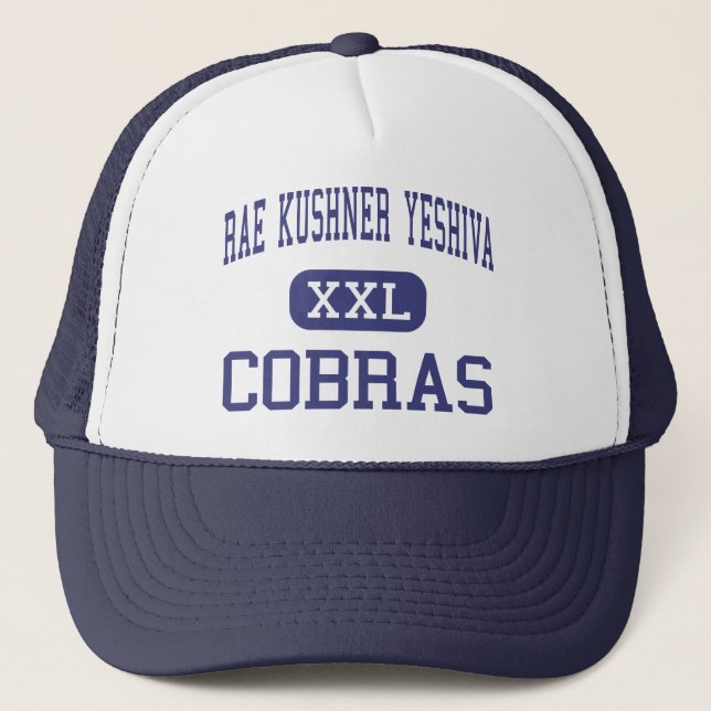 Rae Kushner Yeshiva - Cobras - High - Livingston Trucker Hat (Front)