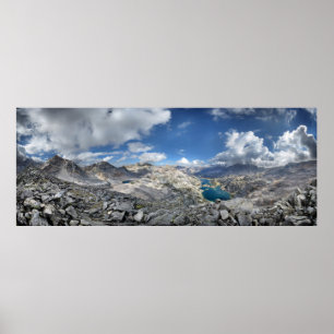 Rae Lakes from Painted Lady - John Muir Trail Poster