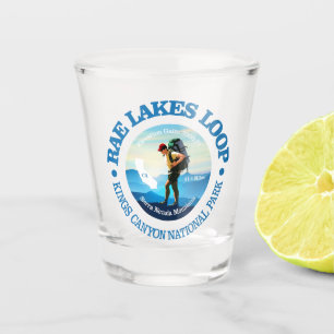 Rae Lakes Loop (C) Shot Glass