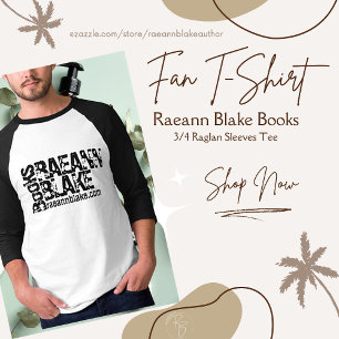 Raeann Blake Books 3/4 Raglan Sleeve Tee