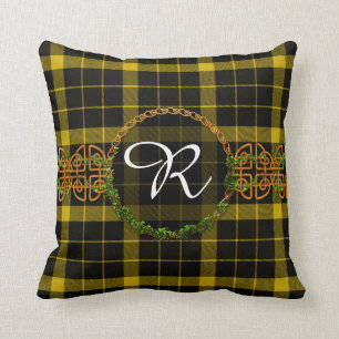 Raeburn Tartan And Monogram Cushion