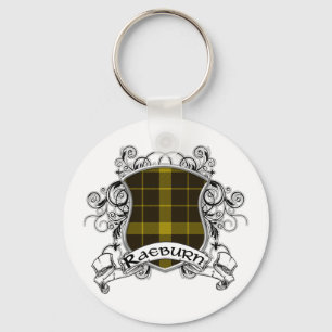 Raeburn Tartan Shield Key Ring