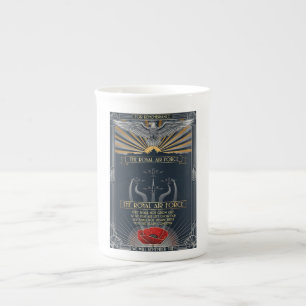 RAF Art Deco Remembrance Day Edition Bone China Mug