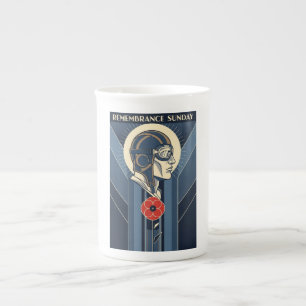 RAF Art Deco Remembrance Day Edition Bone China Mug