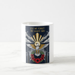 RAF Art Deco Remembrance Day Edition Coffee Mug