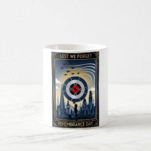 RAF Art Deco Remembrance Day Edition Coffee Mug