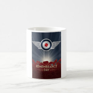 RAF Art Deco Remembrance Day Edition Coffee Mug