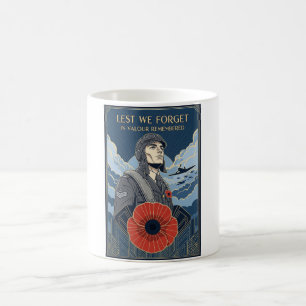 RAF Art Deco Remembrance Day Edition Coffee Mug