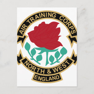 RAF Patch RAF Patch ATC North And West England Air Postcard