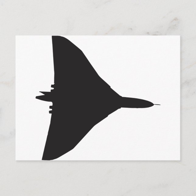 RAF Vulcan Bomber Postcard (Front)