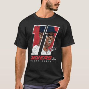 Rafael Devers Silhouette Carita Boston MLBPA T-Shirt