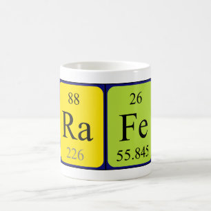 Rafe periodic table name mug