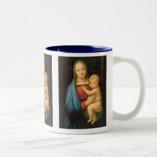 Raffaello Santi "The Virgin of the Grand Duke" Two-Tone Coffee Mug