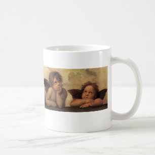 Raffaello Sistine Madonna Angels Coffee Mug
