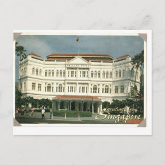 Raffles Hotel singapore Postcard
