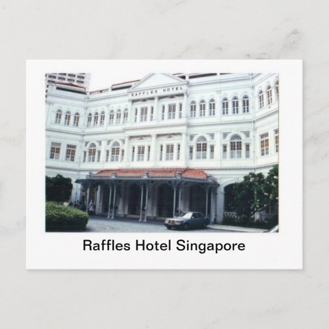 Raffles Hotel Singapore Postcard (Front)